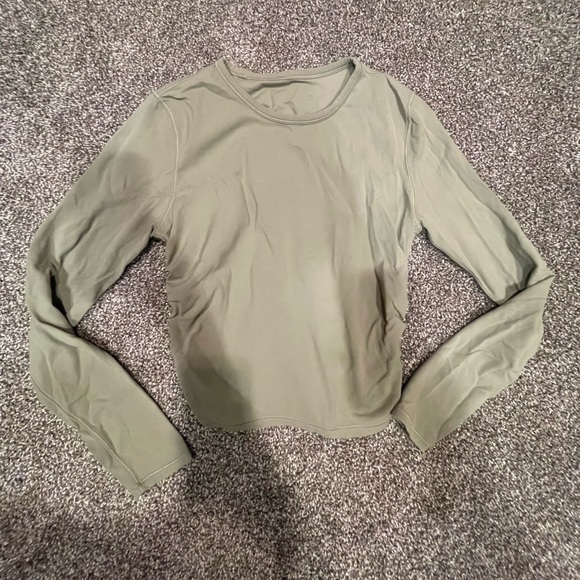 lululemon green long sleeve - Picture 1 of 4